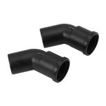 Vaillant 45 Degree Black Variable Termination Bends (Pack Of 2)