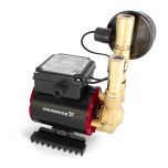 Grundfos Amazon SSN-3.0B Brass Universal 3.0 Bar Single Impeller Shower Pump