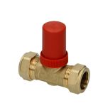 Honeywell Home 22mm Automatic By-pass Valve Straight DU144