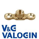 V&G Brass 10 mm Female Backplate for Munsen Rings