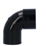 Davant 32mm Black Solvent Waste 90 Degree Spigot Bend