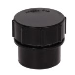 Davant 50mm Black Solvent Waste Internal Screwed Access Plug