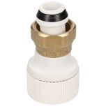 Whitespeed Push Fit 15 mm X 1/2 Tap Connector