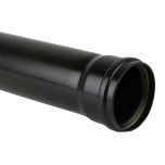 Davant 110mm x 3 Metre Black Ring Seal Soil Pipe 