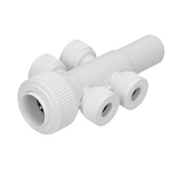 Whitespeed 22 mm X 10 mm Push-fit 4 Port Manifold