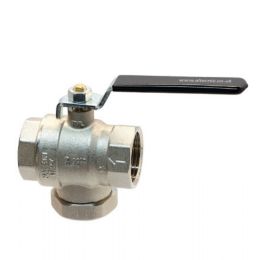 Altecnic 1.1/4" Filter Ball Valve - Black Lever
