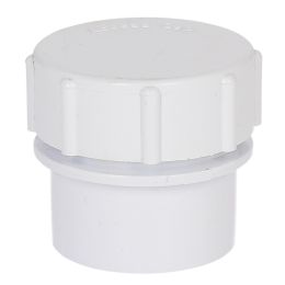 Davant 50mm White Solvent Waste Internal Screwed Access Plug