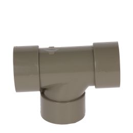 Davant 40mm Grey Solvent Waste 92.1/2 Degree Swept Tee