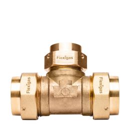 FlexiGas DN28 x DN28 x DN22 Reducing Tee