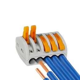 Allelectrics Wago 222 Series, 5 Port Lever Operated Connector with Cage Clamp (Pk 40)